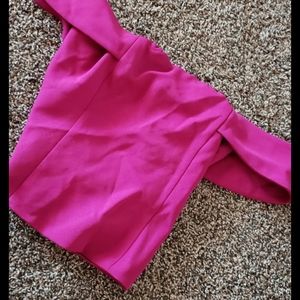 Express off the shoulder crop top